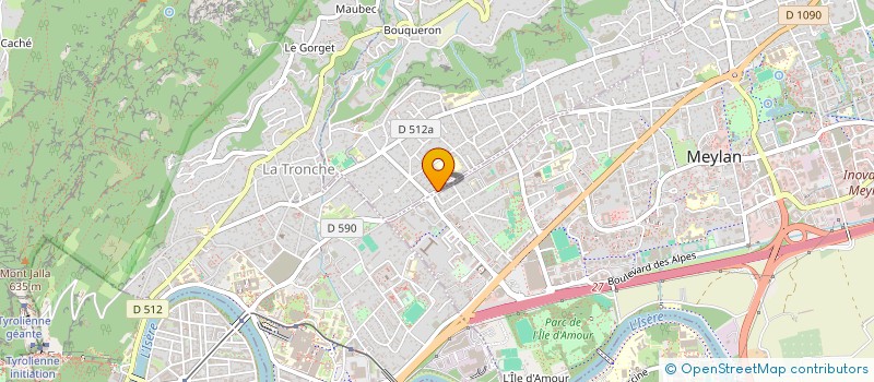 localisation de l'entreprise YANN CHARLES  CORENC