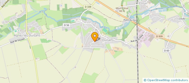 localisation de l'entreprise YANN CHAUVET  DUISANS