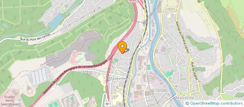 localisation de l'entreprise YANN COLLIN AGENCEMENT  MAXEVILLE