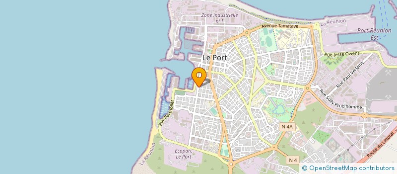 localisation de l'entreprise YANN DE KERGROHEN ARMATEUR  LE PORT