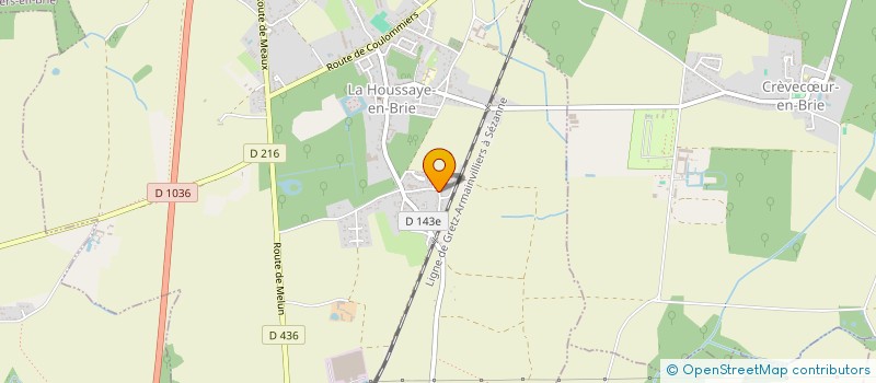 localisation de l'entreprise YANN DEBREUIL - CHEVAUX DE SPORT  ACHERES-LA-FORET