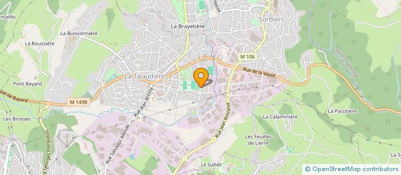 localisation de l'entreprise YANN DEPANNE  LA TALAUDIERE