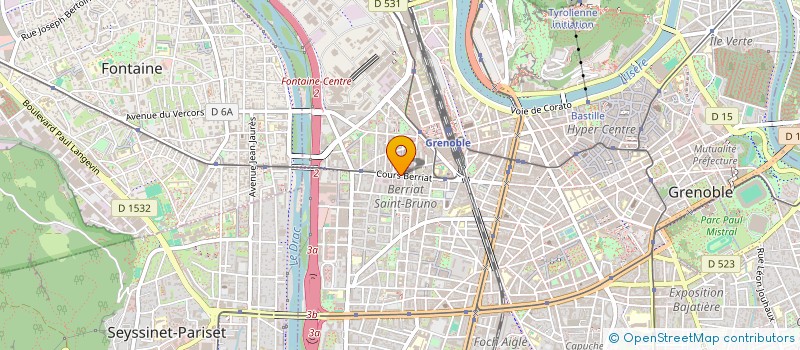 localisation de l'entreprise YANN DISTRIBUTION  GRENOBLE