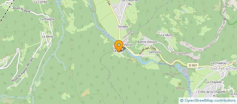 localisation de l'entreprise YANN DUPANLOUP à SIXT FER A CHEVAL