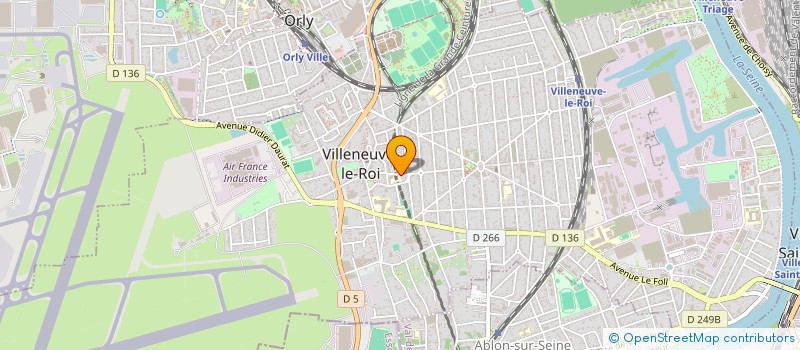 localisation de l'entreprise YANN EMMANUEL SASU  VILLENEUVE-LE-ROI