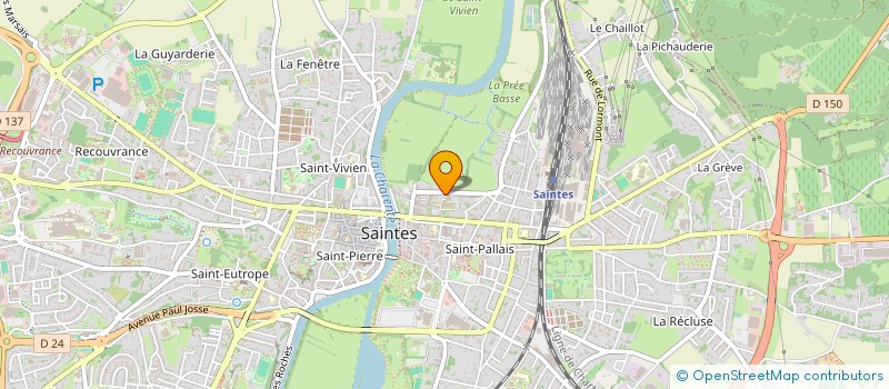 localisation de l'entreprise YANN ENERGIES SERVICES  SAINTES