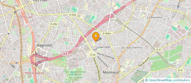 localisation de l'entreprise YANN EQUIPEMENT CHR à MONTREUIL