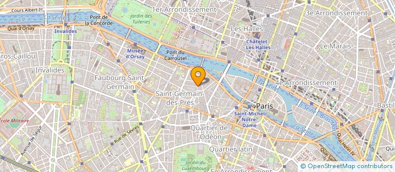 localisation de l'entreprise YANN FERRANDIN SARL  PARIS