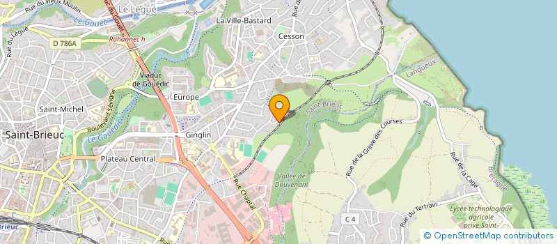 localisation de l'entreprise YANN IMMOBILIER à SAINT-BRIEUC