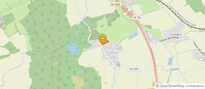 localisation de l'entreprise YANN IMMOBILIER  CHESNY