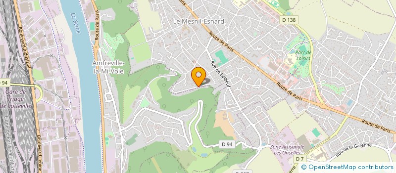 localisation de l'entreprise YANN LEFRANCOIS ARCHITECTE DPLG  LE MESNIL-ESNARD