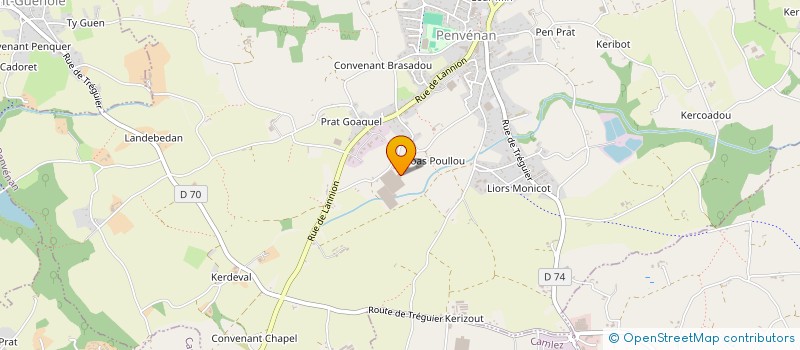 localisation de l'entreprise YANN MACE à PENVENAN