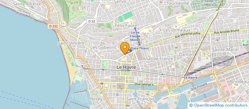 localisation de l'entreprise YANN & PAUL COMPAGNIE à LE HAVRE