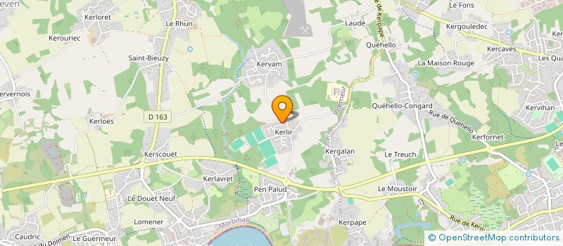 localisation de l'entreprise YANN QUINIOU MAITRE D'OEUVRE à PLOEMEUR