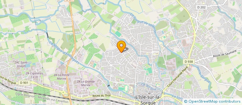 localisation de l'entreprise YANN'S HOUSE  L'ISLE-SUR-LA-SORGUE