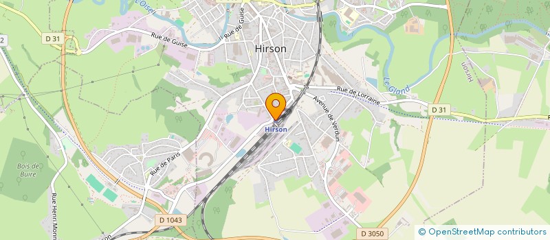 localisation de l'entreprise YANN SAUVAGE  ANY-MARTIN-RIEUX