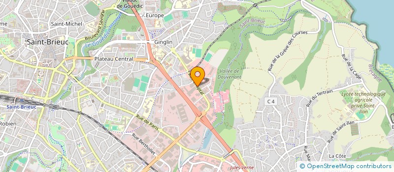 localisation de l'entreprise YANN SINET MOTO à SAINT-BRIEUC