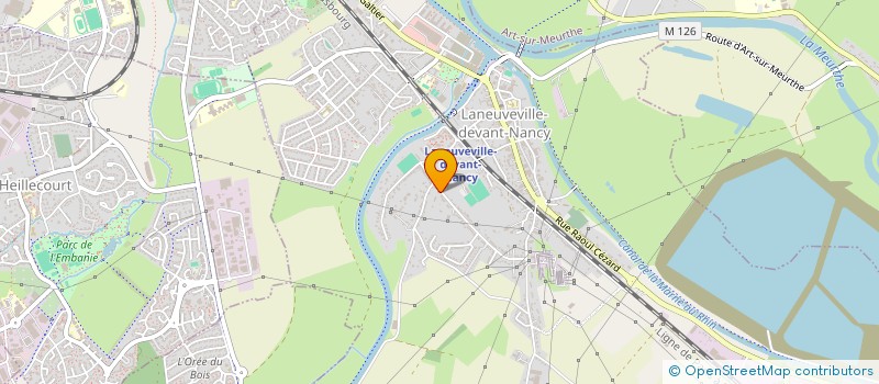 localisation de l'entreprise YANN TAXI  LANEUVEVILLE-DEVANT-NANCY