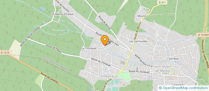 localisation de l'entreprise YANN TOURNOUX  SAINT-AUBIN-DE-MEDOC