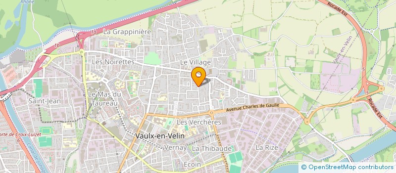 localisation de l'entreprise YANN TRANSPORT PRIVE  VAULX-EN-VELIN