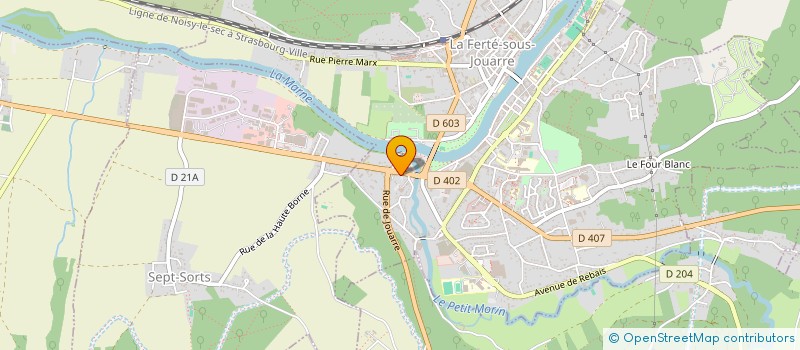 localisation de l'entreprise YANN VRANCKEN IMMOBILIER  LA FERTE-SOUS-JOUARRE