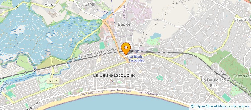 localisation de l'entreprise YANNICK à LA BAULE-ESCOUBLAC