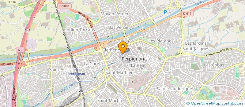 localisation de l'entreprise YANNICK BROUSSE  ST ESTEVE