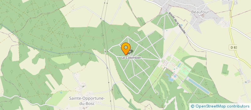 localisation de l'entreprise YANNICK DECORS  SAINTE-OPPORTUNE-DU-BOSC