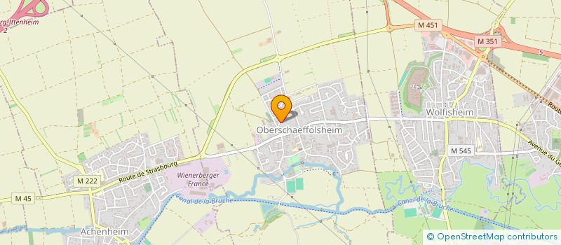 localisation de l'entreprise YANNICK ELEC  OBERSCHAEFFOLSHEIM