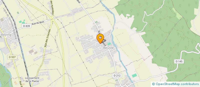 localisation de l'entreprise YANNICK OLLIER MENUISERIE  BEUSTE