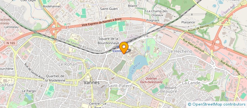 localisation de l'entreprise YANNICK PLOMBERIES SERVICES  VANNES