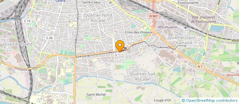 localisation de l'entreprise YANNICK SIBUT-BOURDE & PIERRE LEVY à AVIGNON