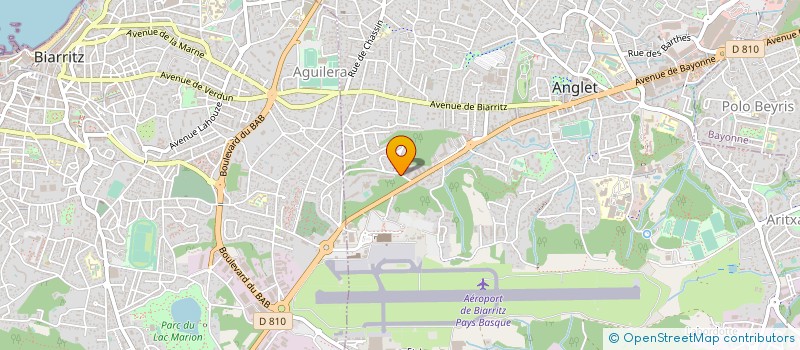 localisation de l'entreprise YANNICK TAXI à ANGLET