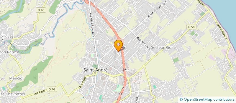 localisation de l'entreprise YANNICK TRANSPORT  SAINT-ANDRE