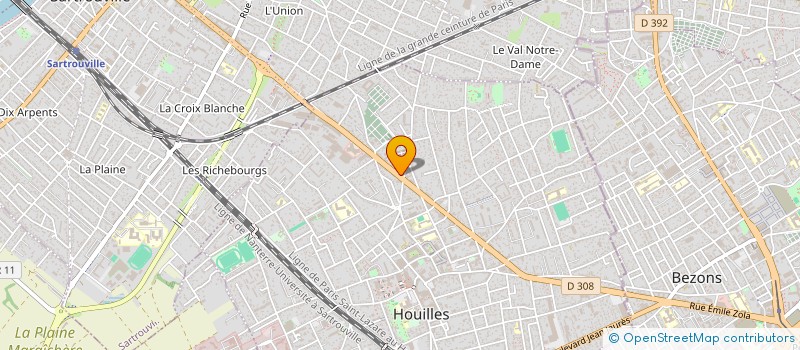 localisation de l'entreprise YANNIS à HOUILLES
