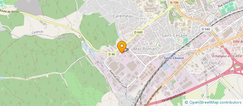localisation de l'entreprise YANNIS CONTROLE TECHNIQUE à NIMES