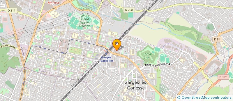 localisation de l'entreprise YANNIS GESTION  GARGES-LES-GONESSE