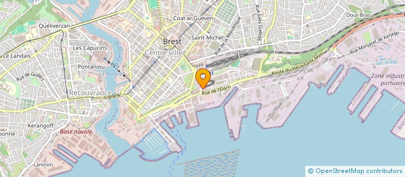 localisation de l'entreprise YANNOU ASSAINISSEMENT à BREST