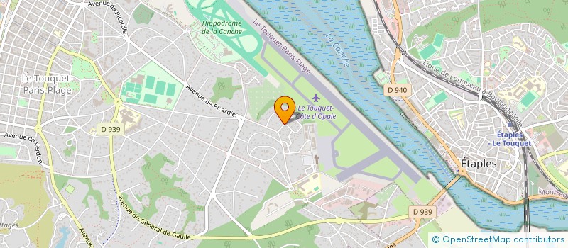 localisation de l'entreprise YANNSONO à LE TOUQUET-PARIS-PLAGE