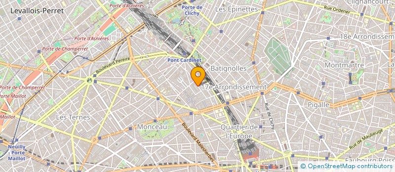 localisation de l'entreprise YANNY à PARIS