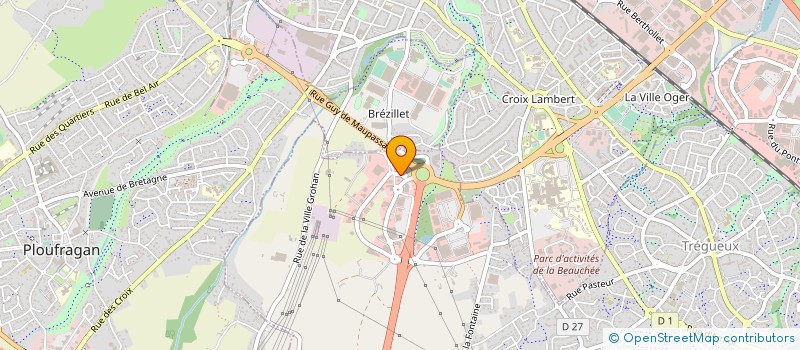 localisation de l'entreprise YANOR à TREGUEUX