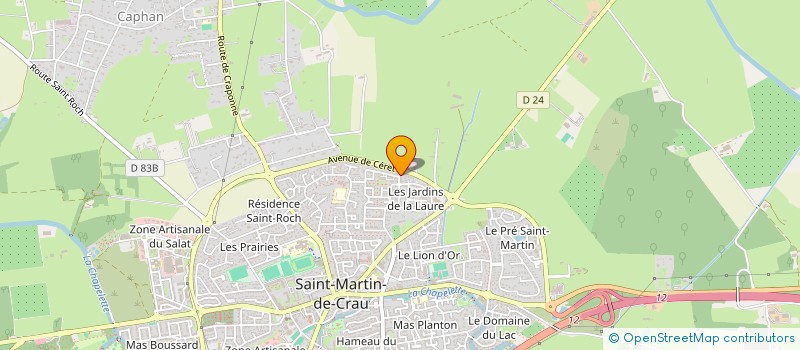 localisation de l'entreprise YANOVA à SAINT-MARTIN-DE-CRAU