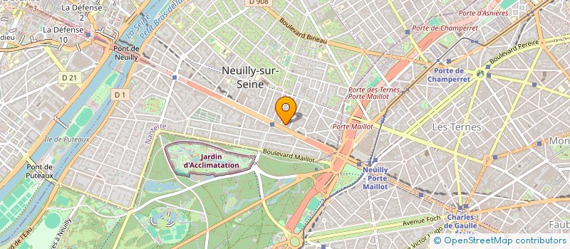 localisation de l'entreprise YANS COIFFURE à NEUILLY-SUR-SEINE