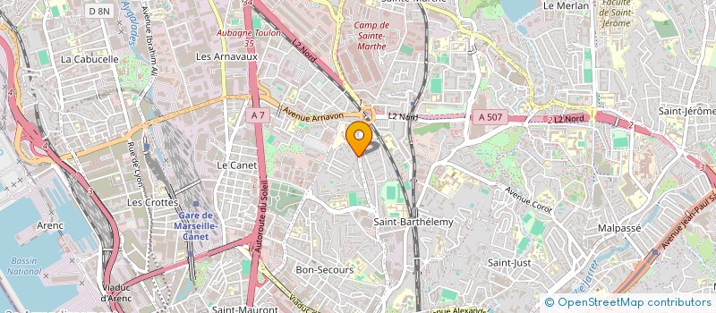 localisation de l'entreprise YANSARMEL à MARSEILLE