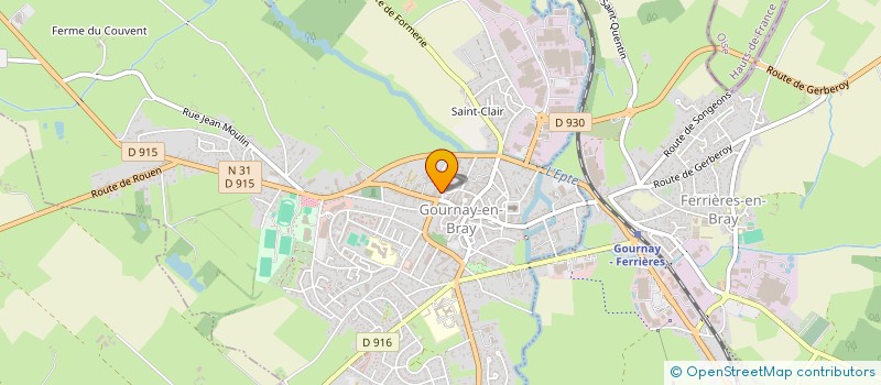 localisation de l'entreprise YANSO  GOURNAY-EN-BRAY