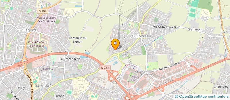 localisation de l'entreprise YANSO  PUILBOREAU