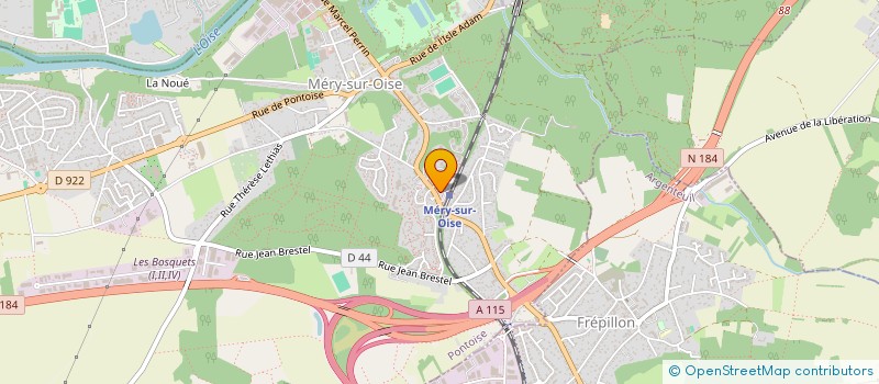 localisation de l'entreprise YANSS FRET à MERY-SUR-OISE