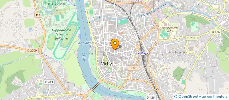 localisation de l'entreprise YANSYS à VICHY