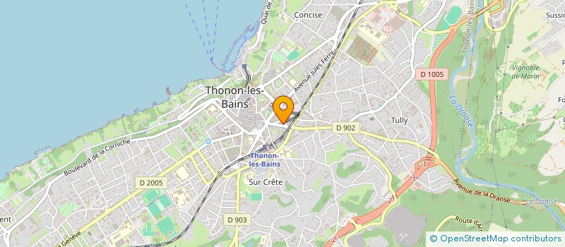 localisation de l'entreprise YANTRACONNECTION EUROPE à THONON-LES-BAINS
