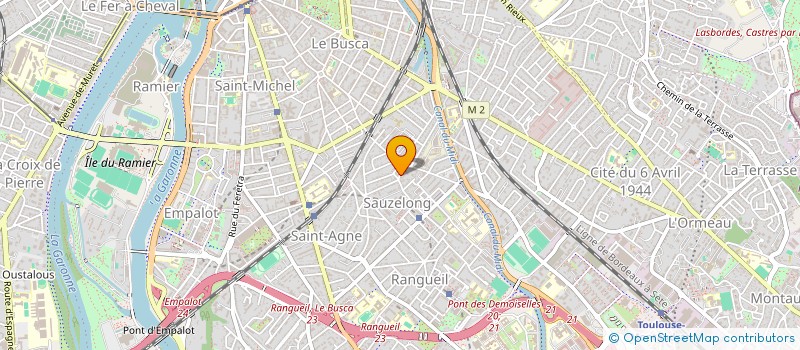 localisation de l'entreprise YANTRIS GEOMETRES-EXPERTS à TOULOUSE